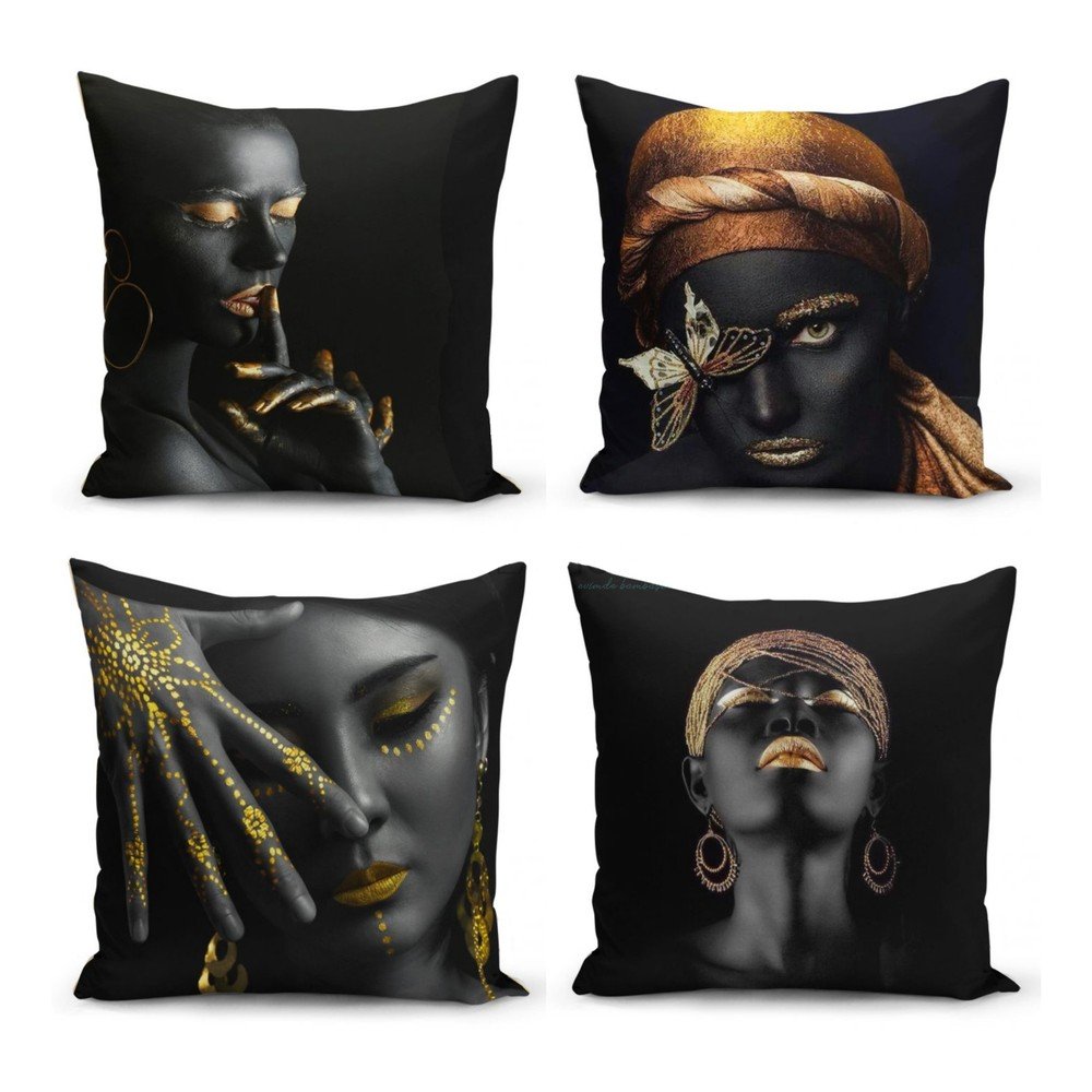 Sada 4 povlaků na polštáře Minimalist Cushion Covers Luzo, 45 x 45 cm v:1340427