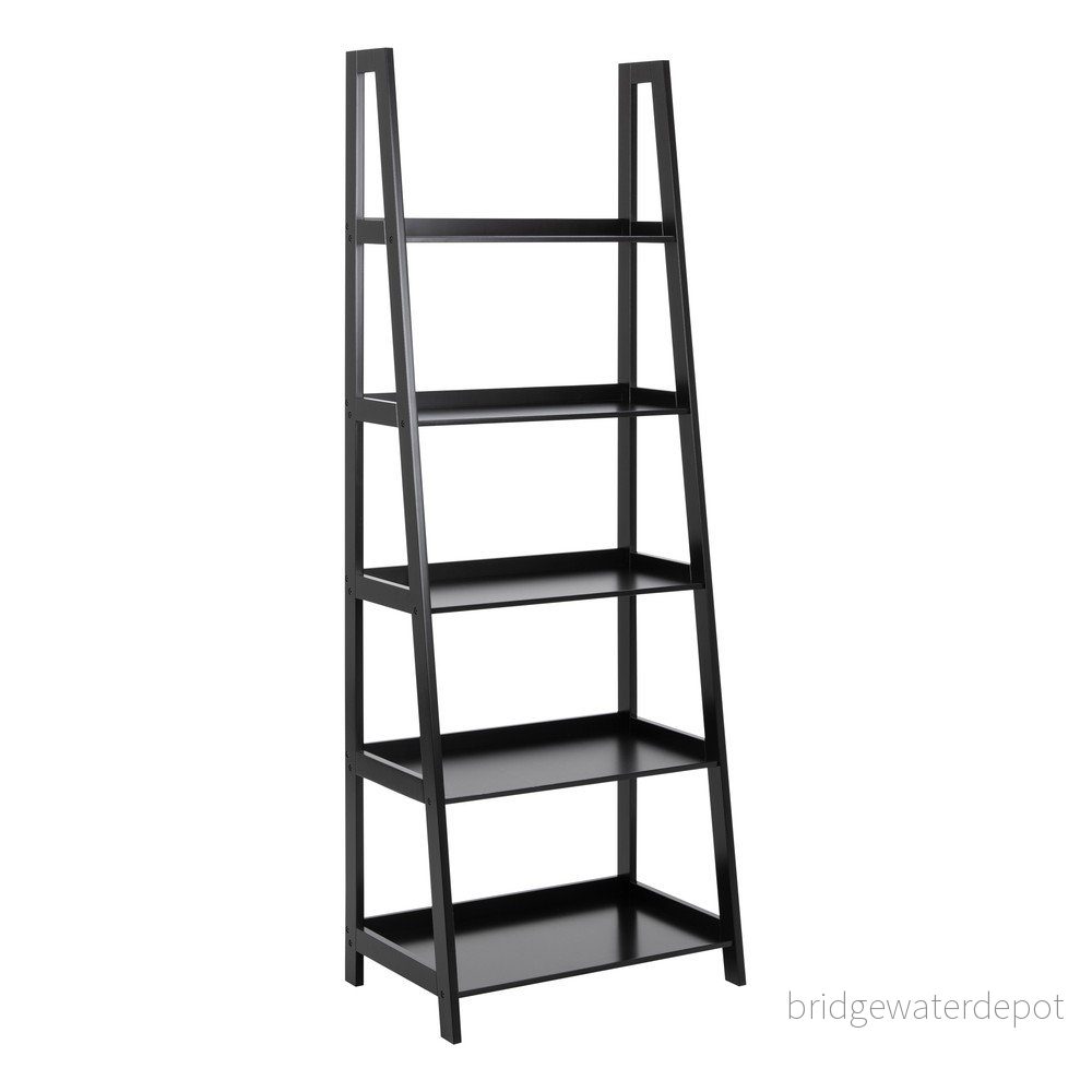 Černý regál 63x180 cm Wally v:1401209