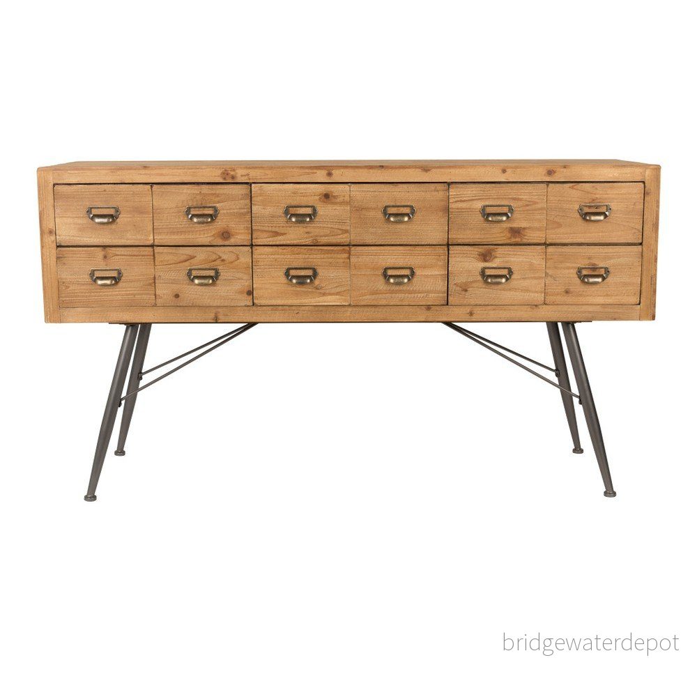 Dřevěná komoda Dutchbone Six, délka 150 cm v:1045600