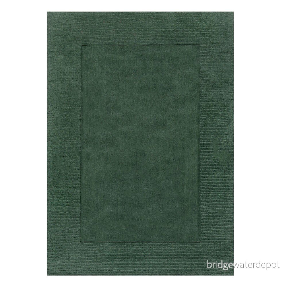 Tmavě zelený vlněný koberec Flair Rugs Siena, 120 x 170 cm v:1446592