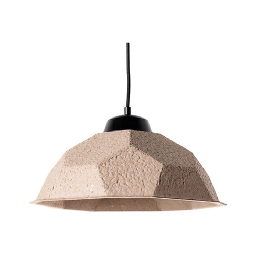 Hnědošedé závěsné svítidlo se stínidlem z recyklovaného papíru Design Twist Mosen v:1011582