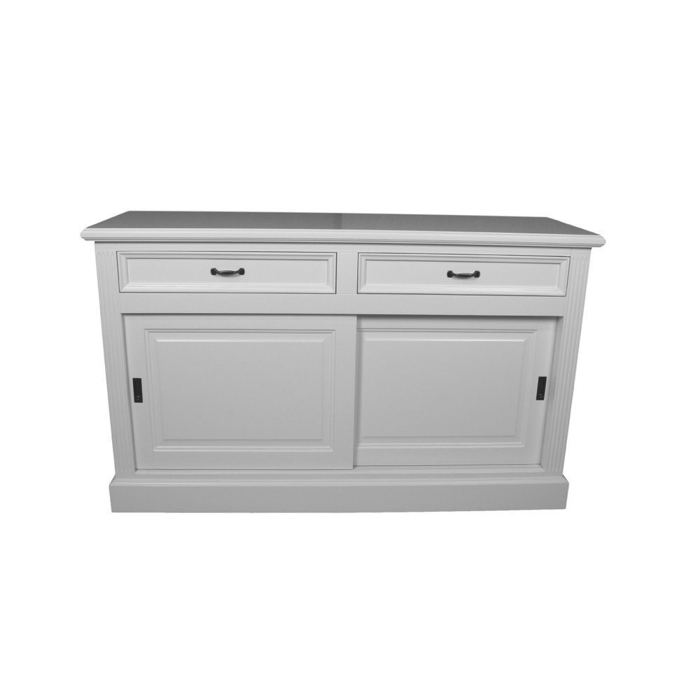 Bílá dvoudveřová komoda z borovicového dřeva HSM Collection Yorkshire v:897748