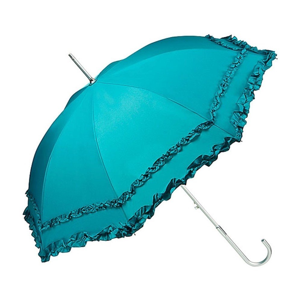 Tmavě tyrkysový holový deštník Von Lilienfeld Plain Mary, ø 90 cm v:1127478