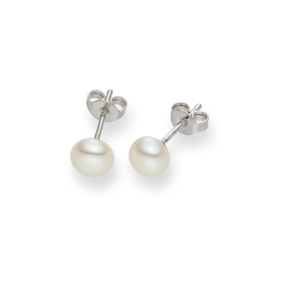 Bílé perlové náušnice Nova Pearls Copenhagen Antaios v:736366