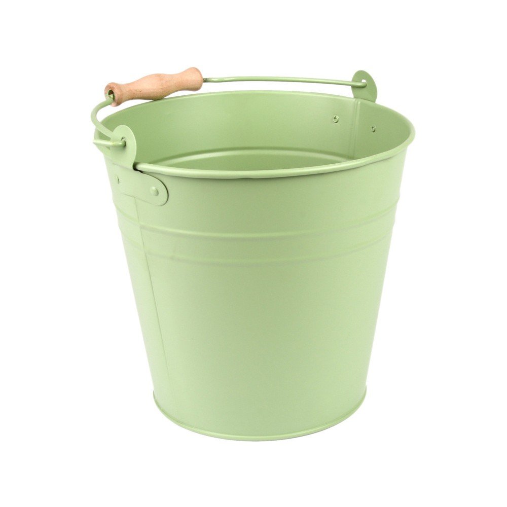 Světle zelené vědro Esschert Design Garden Time, 4,9 l v:1276082