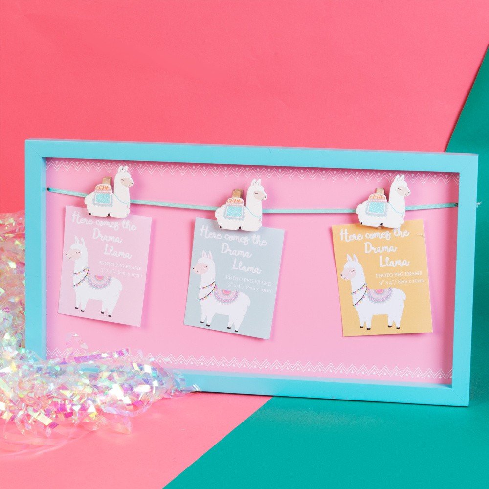 Dekorativní rám na připínání fotografií a vzkazů Just 4 Kids Llama v:1161538