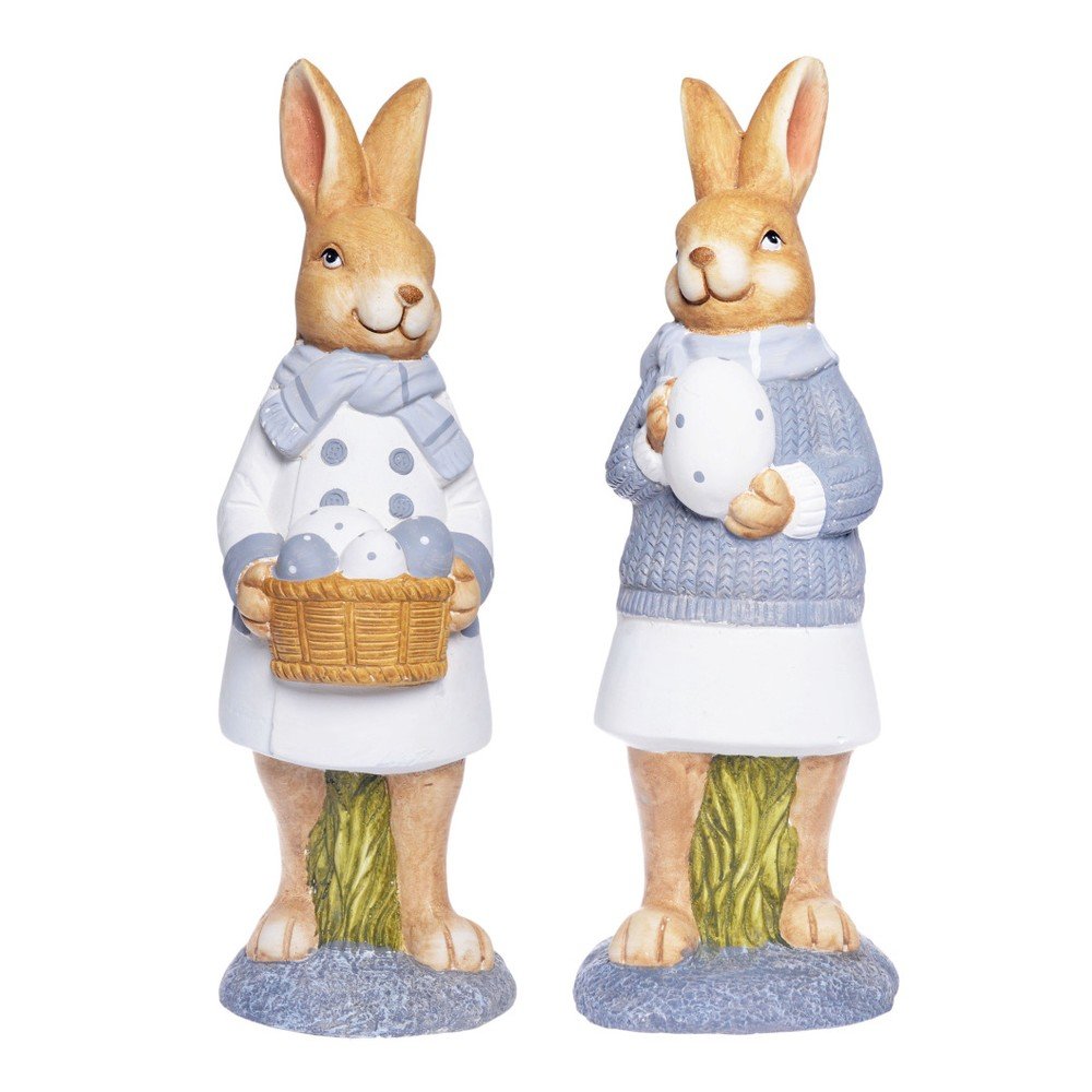 Sada 2 dekorativních sošek Ewax Periwinkle, výška 26 cm v:1000760