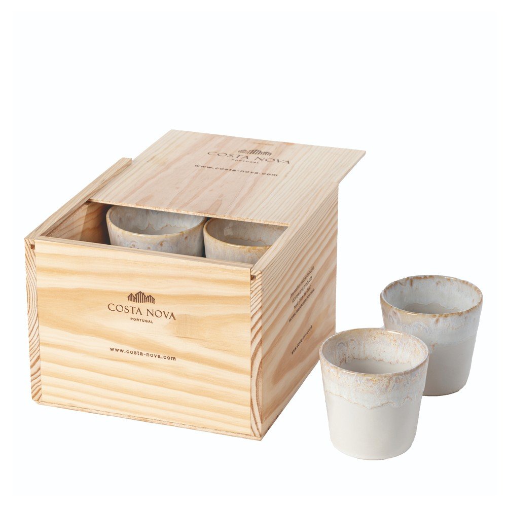 Bílé šálky na espresso z kameniny v sadě 8 ks 210 ml Grespresso – Costa Nova v:1615954