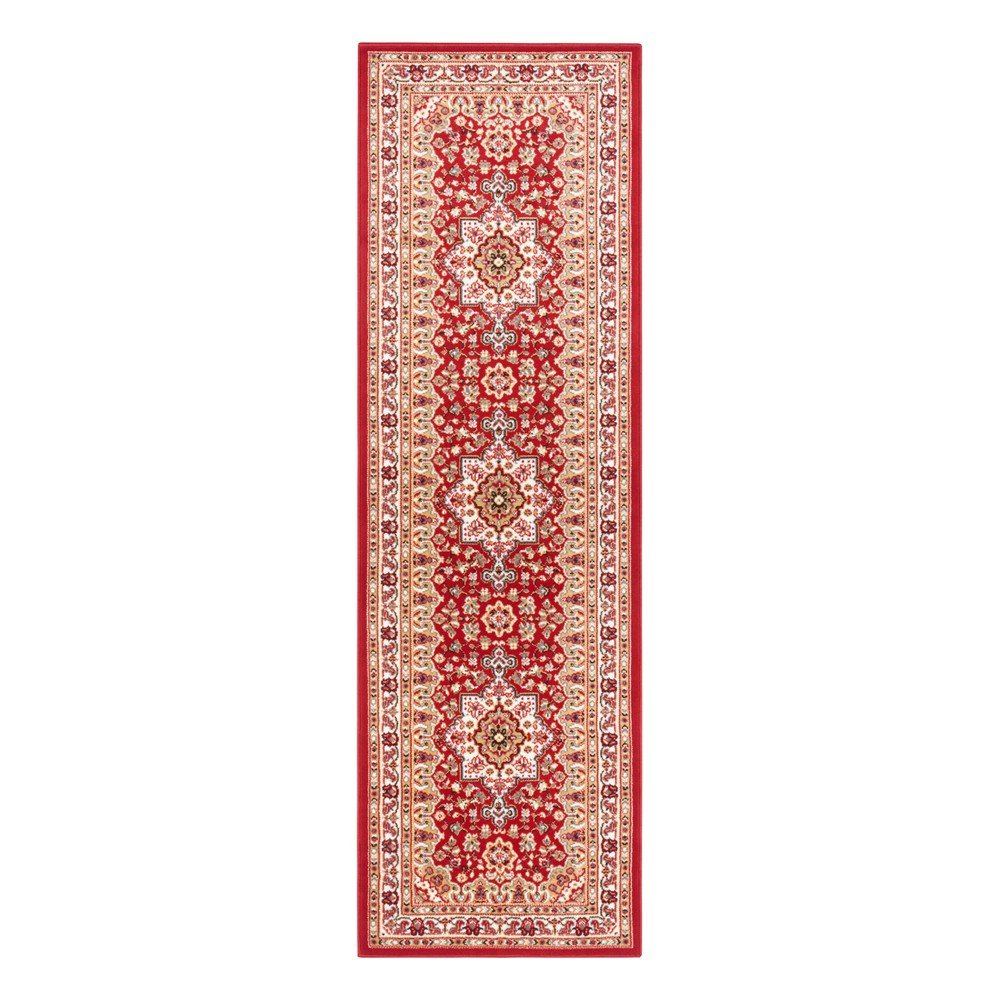 Červený běhoun Nouristan Parun Tabriz, 80 x 250 cm v:1332058