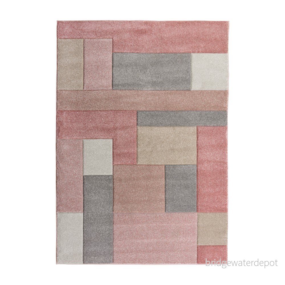Růžovo-šedý koberec Flair Rugs Cosmos, 160 x 230 cm v:1297996