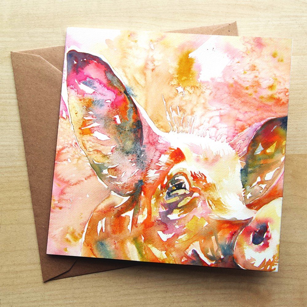 Přáníčko Wraptious Curious Pig v:723714