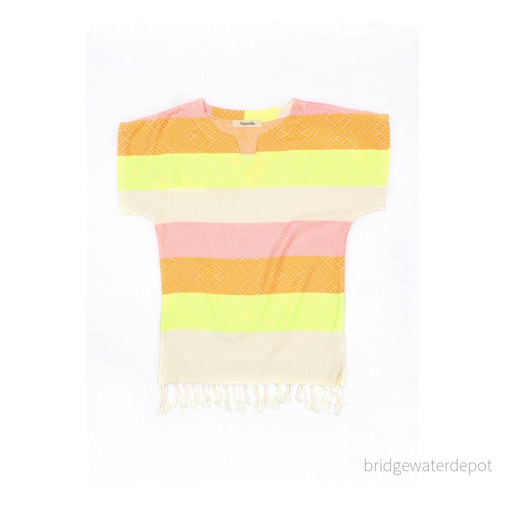Plážová tunika z bavlny a bambusu Begonville Joy v:1040122