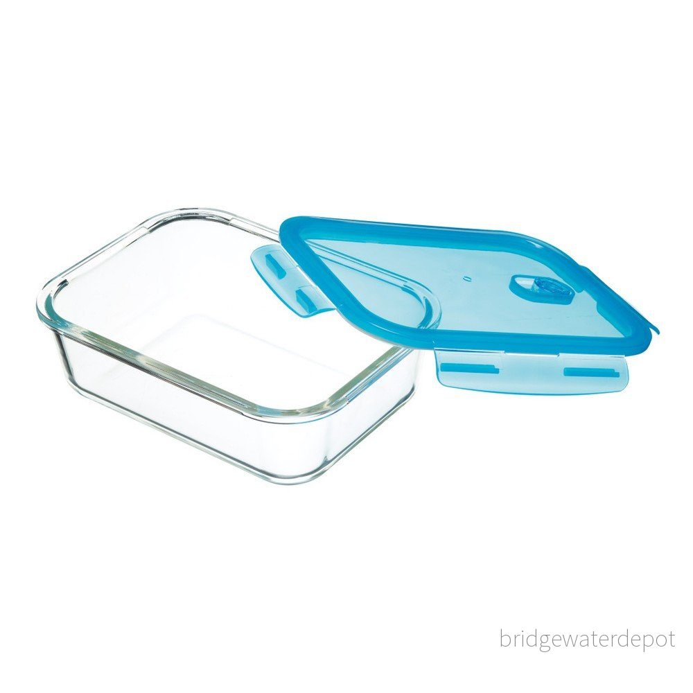 Skleněný box s ventilem Kitchen Craft Rectangular, 1 litru v:812130
