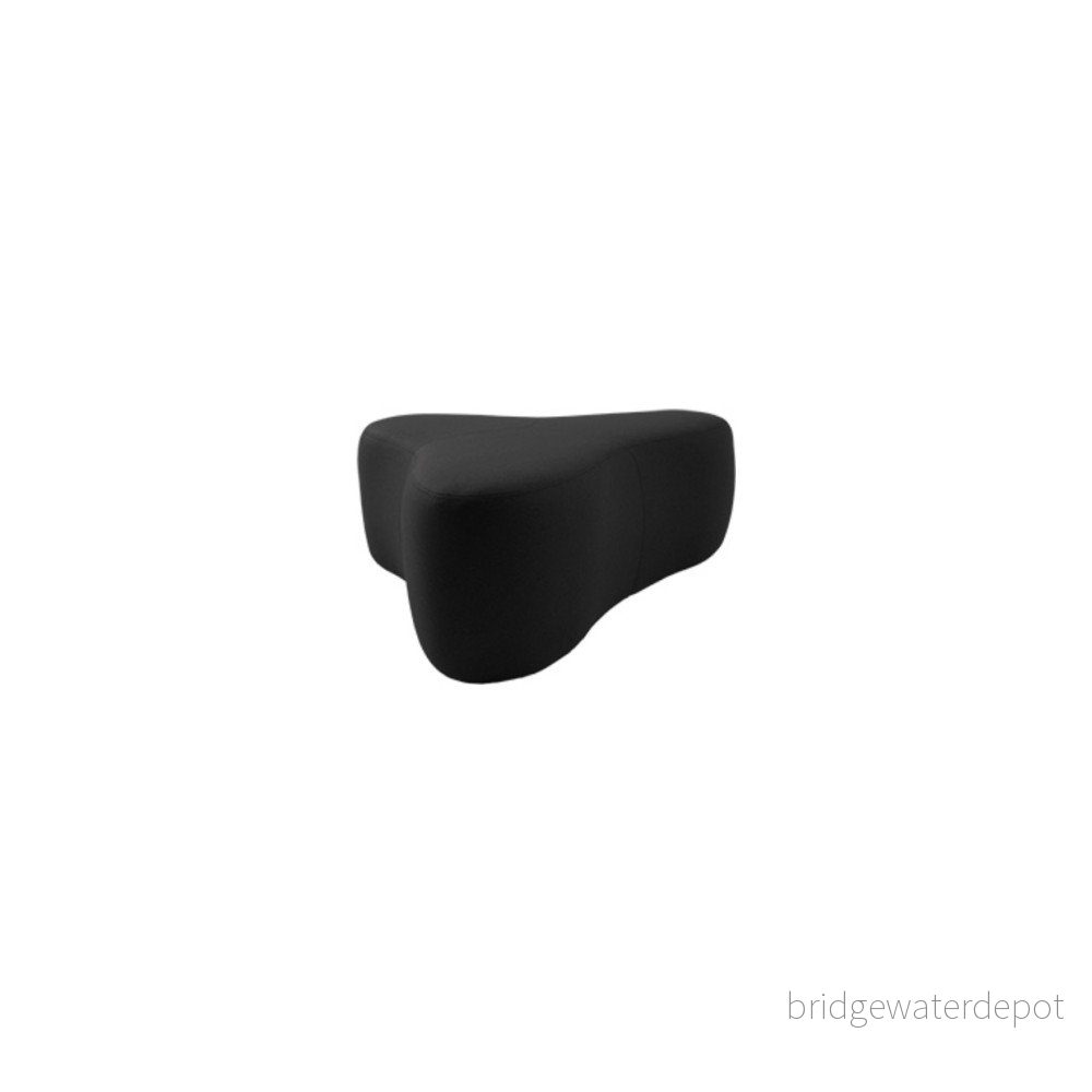 Černý puf Softline Chat Felt Black, délka 90 cm v:1195622