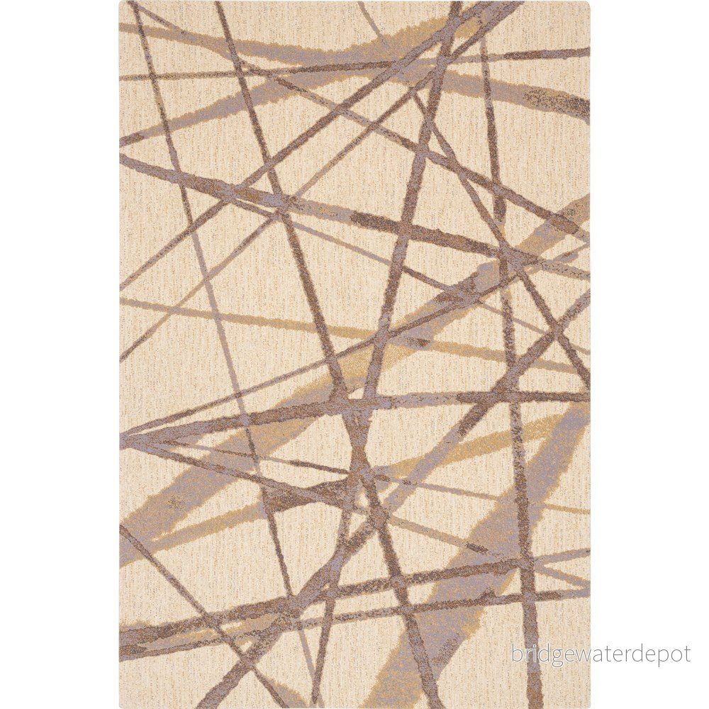Béžový vlněný koberec 133x180 cm Sticks – Agnella v:1584184