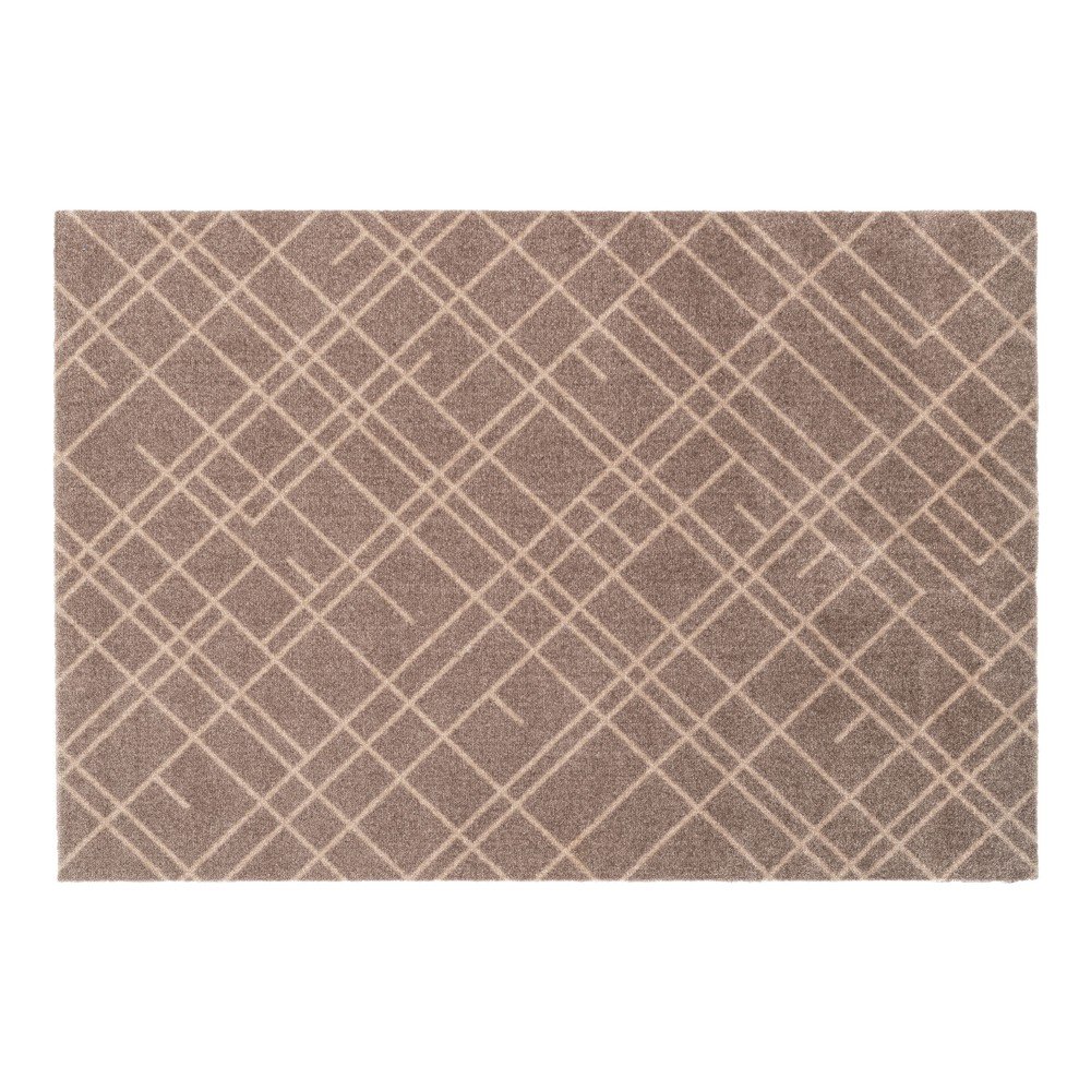 Hnědobéžová rohožka tica copenhagen Lines, 90 x 130 cm v:1312810