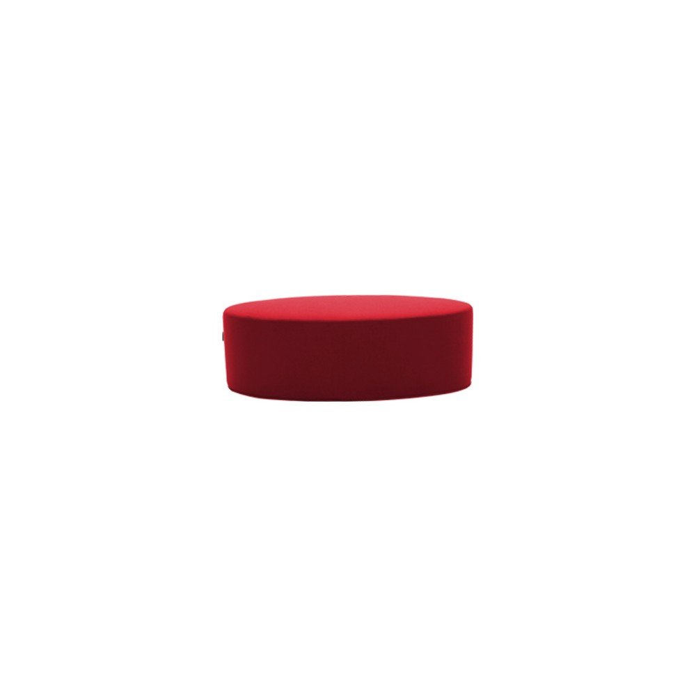 Červený puf Softline Bon-Bon Felt High Red, délka 120 cm v:1195562