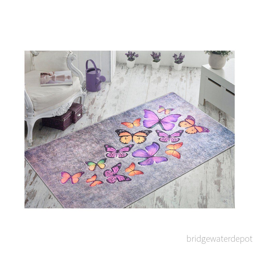 Odolný koberec Vitaus Butterfly Madness, 50 x 80 cm v:1281890