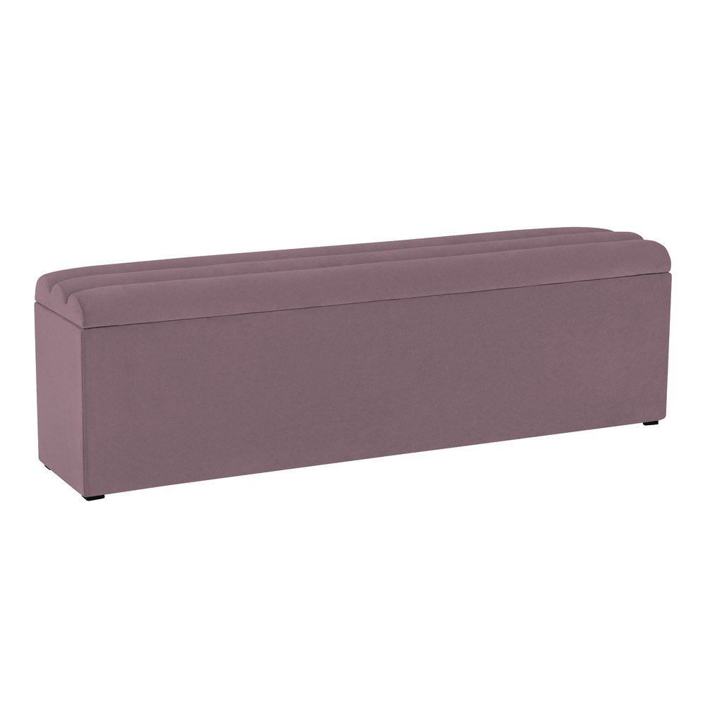 Levandulově fialový otoman s úložným prostorem Cosmopolitan Design LA, 180 x 47 cm v:1210970