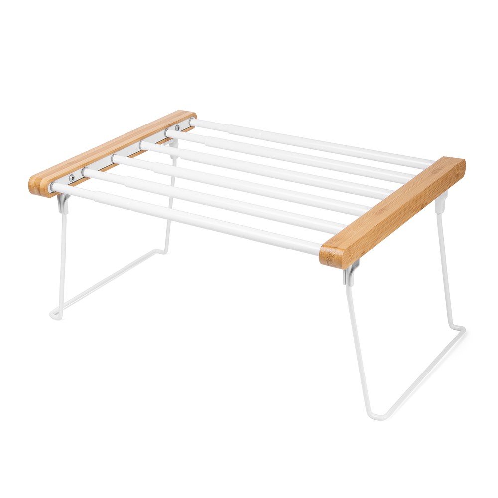 Bílá nastavitelná polička do skříně na oblečení Compactor Extandable Shelf Rack v:1324916 Bílá nastavitelná polička do skříně na oblečení Compactor Extandable Shelf Rack v:1324916