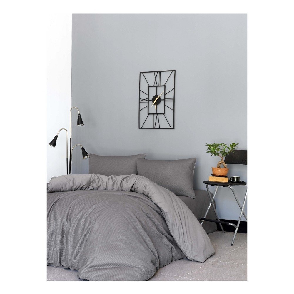 Set bavlněného povlečení na dvoulůžko Casual Grey, 200 x 220 cm v:1139116