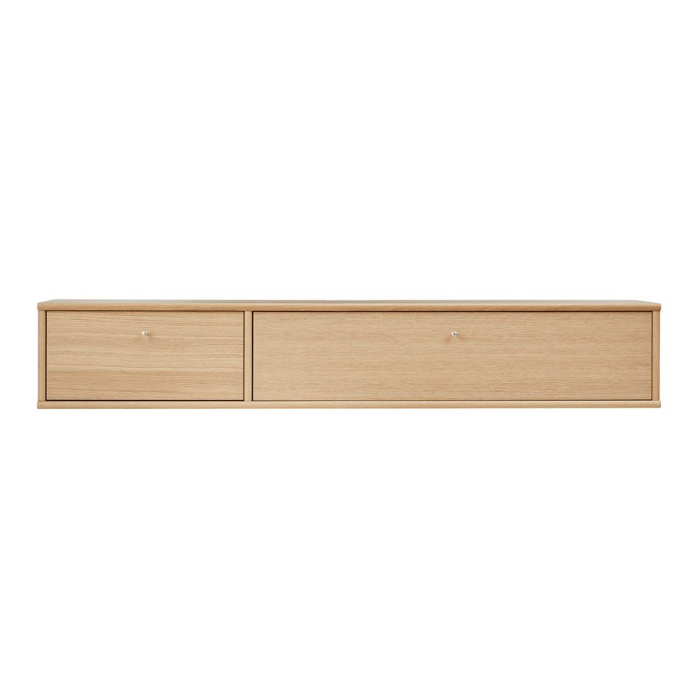 TV stolek v dekoru dubu v přírodní barvě 133x22 cm Mistral – Hammel Furniture v:1669566