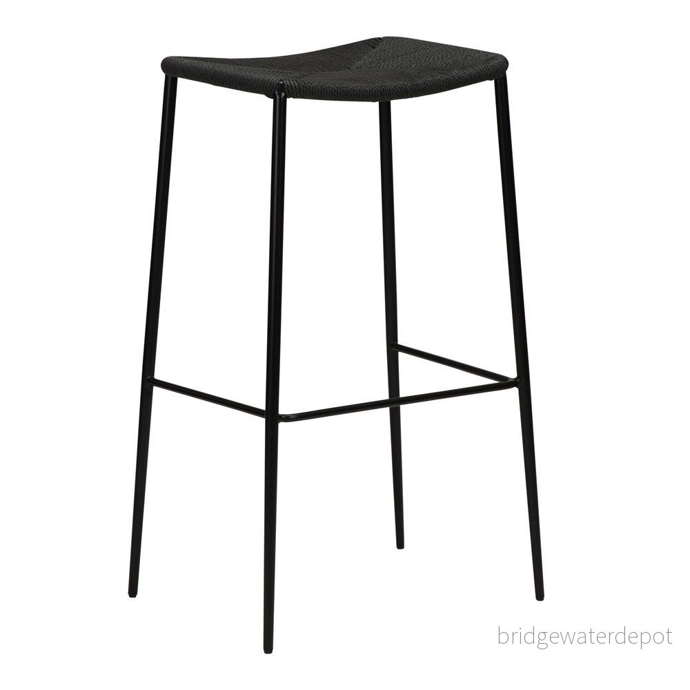 Černá barová židle DAN-FORM Denmark Stiletto, výška 78 cm v:1351571