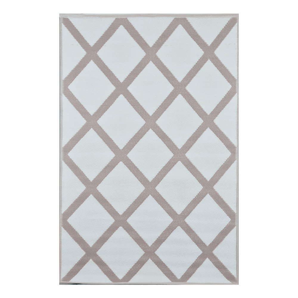Šedokrémový oboustranný venkovní koberec Green Decore Diamond, 90 x 150 cm v:853396