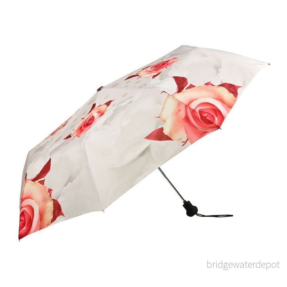 Skládací deštník Von Lilienfeld Rose Creme, ø 90 cm v:1127590