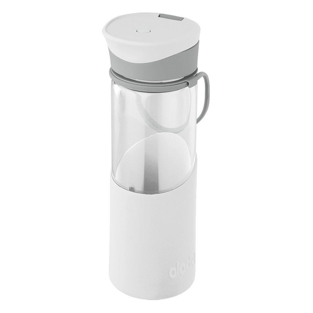 Bílá láhev na vodu se silikonovým pouzdrem Aladdin, 500 ml v:1071082
