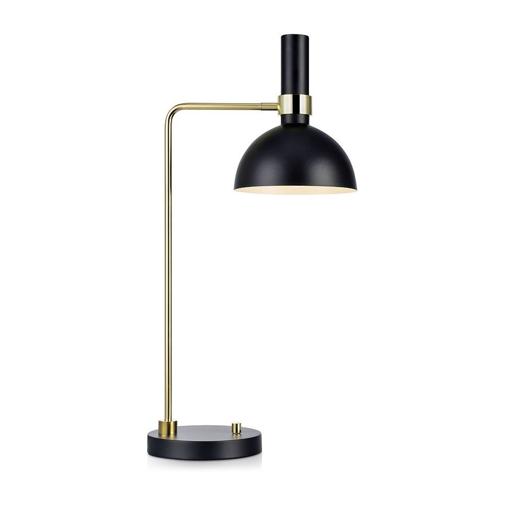 Stolní lampa v černo-zlaté barvě Markslöjd Larry v:927028