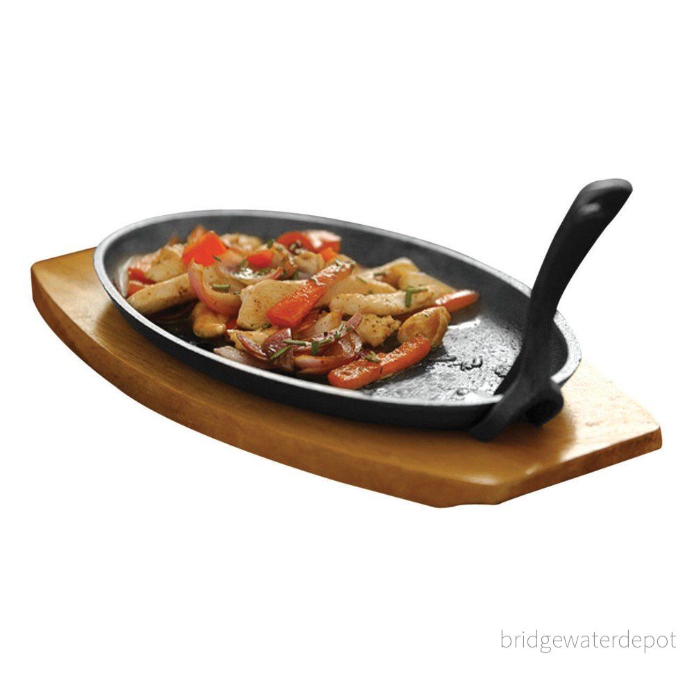 Servírovací mísa s dřevěným prkénkem Premier Housewares Sizzler, 23 x 14 cm v:872902