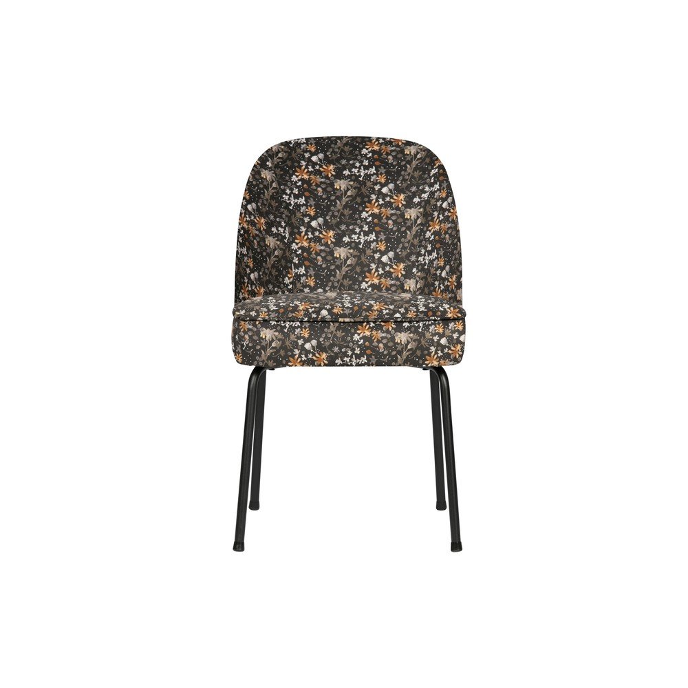 Černá jídelní židle s květinovým vzorem BePureHome Vogue Flower v:1362727