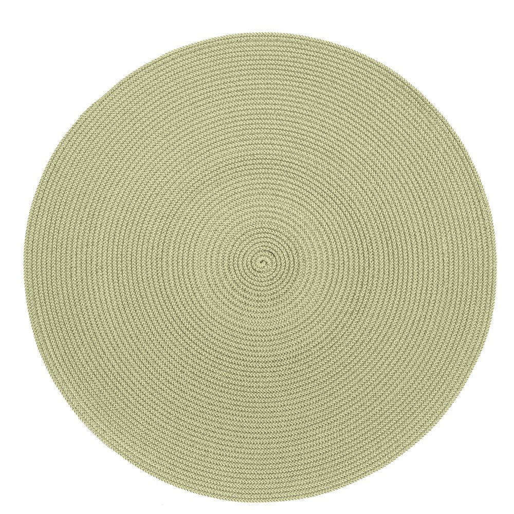 Béžovo-zelené kulaté prostírání Zic Zac Round Chambray, ø 38 cm v:1280934