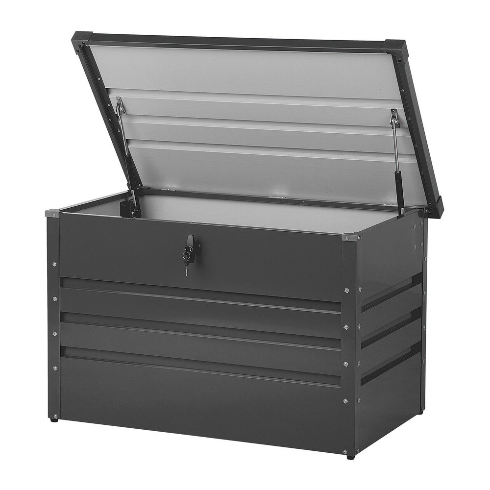 Tmavě šedý zahradní úložný box Monobeli Oklahoma, 100 x 62 cm v:1325352