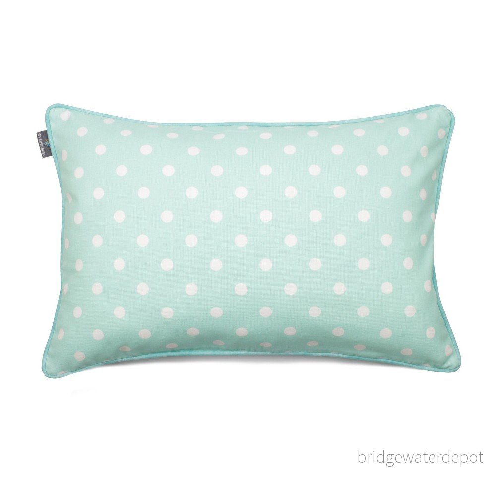 Mentolově zelený povlak na polštář WeLoveBeds Dots, 40 x 60 cm v:1201324