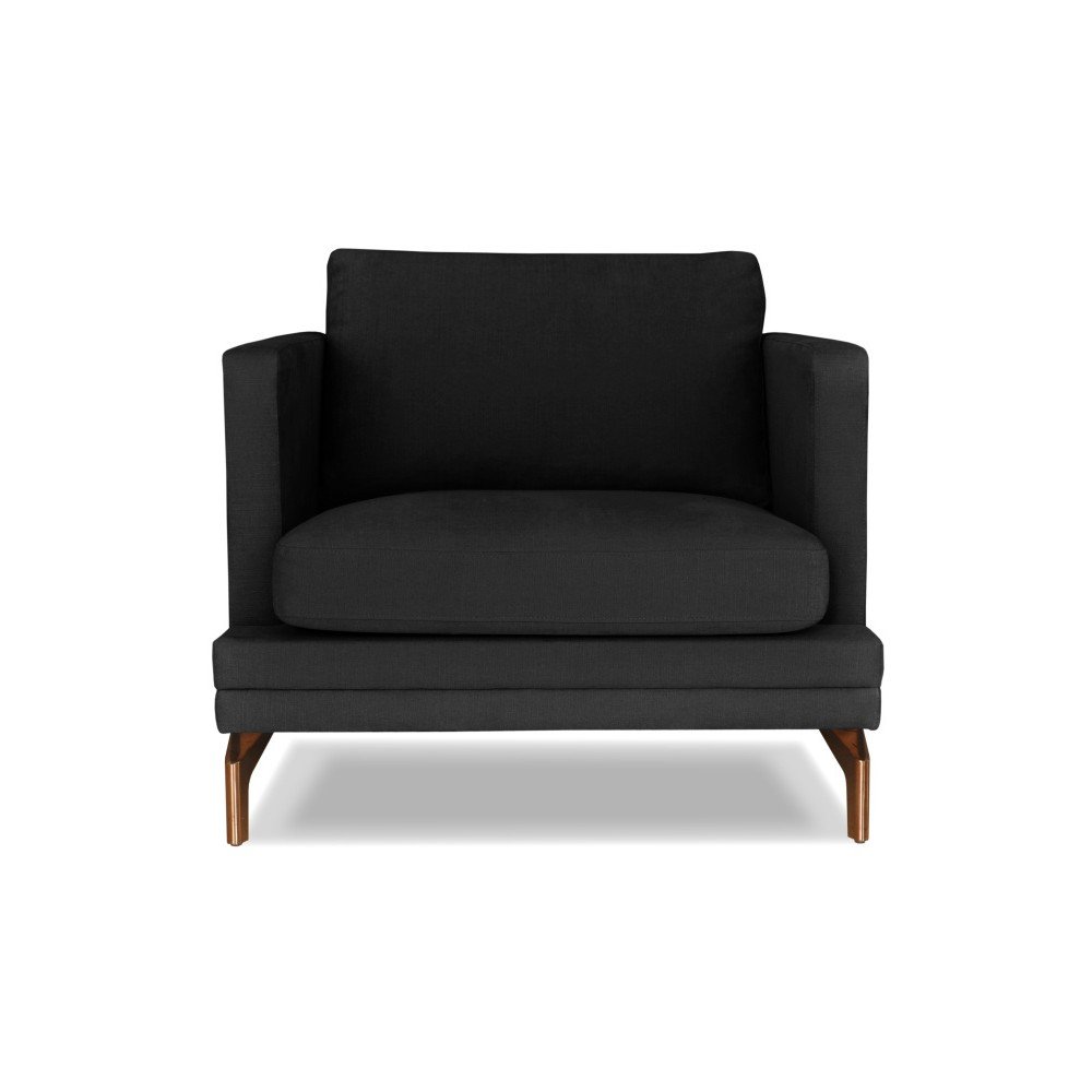 Tmavě šedé křeslo Windsor & Co. Sofas Jupiter v:762578