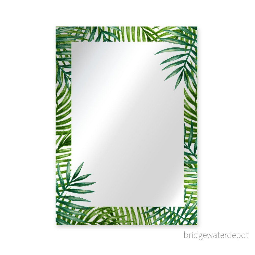 Nástěnné zrcadlo Surdic Espejo Decorado Monstera, 50 x 70 cm v:1079812