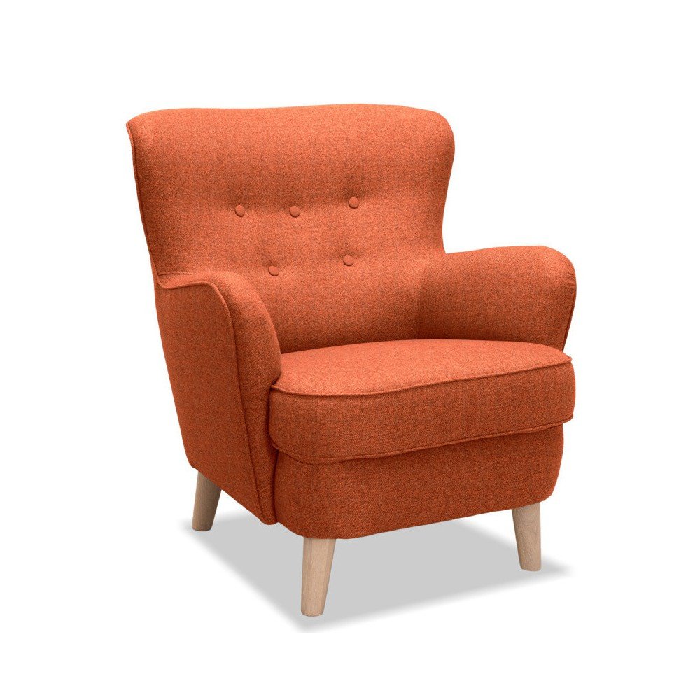 Oranžové křeslo Vivonita Eden v:755936