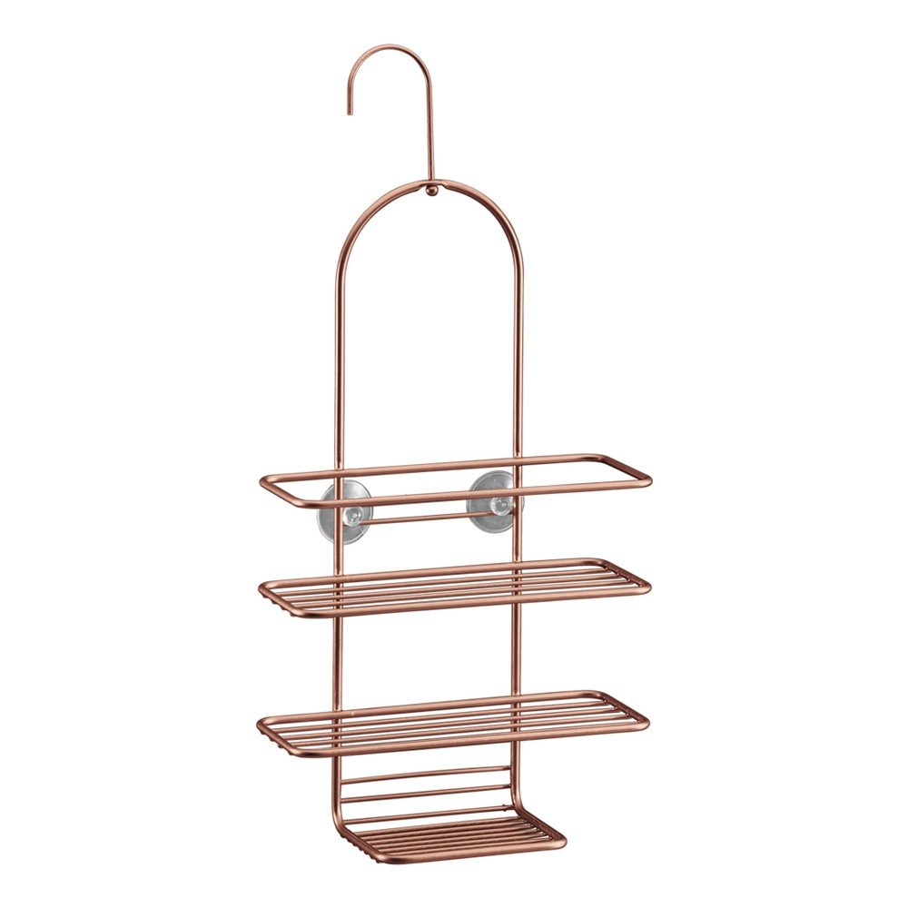Koupelnová závěsná polička Metaltex Copper v:1138206