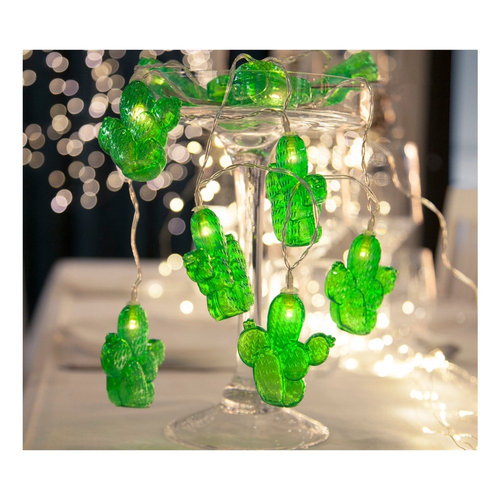 Světelný LED řetěz Star Trading Cactus, délka 1,35 m v:829976