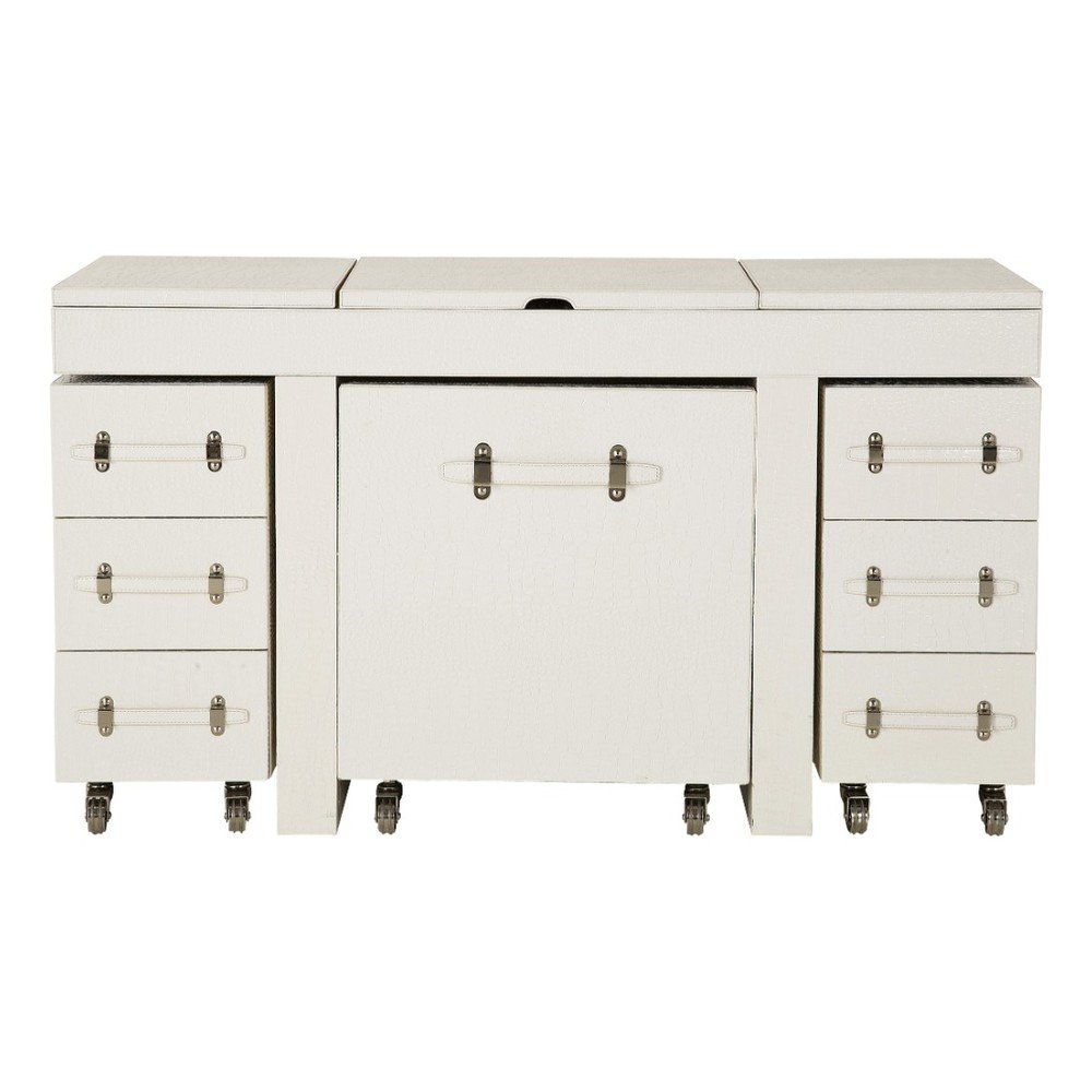 Bílý toaletní stolek Kare Design Diva v:1089384