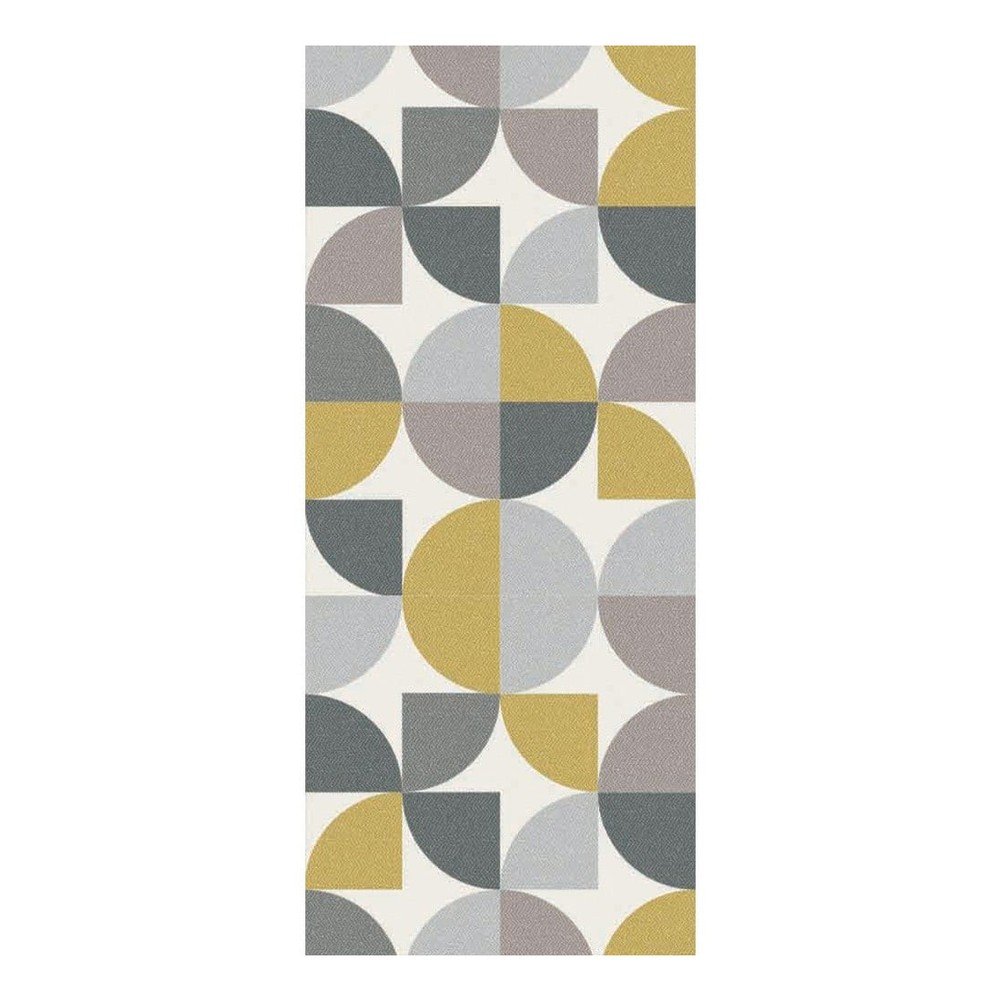 Žluto-šedý běhoun Floorita Seventy, 60 x 240 cm v:1253366