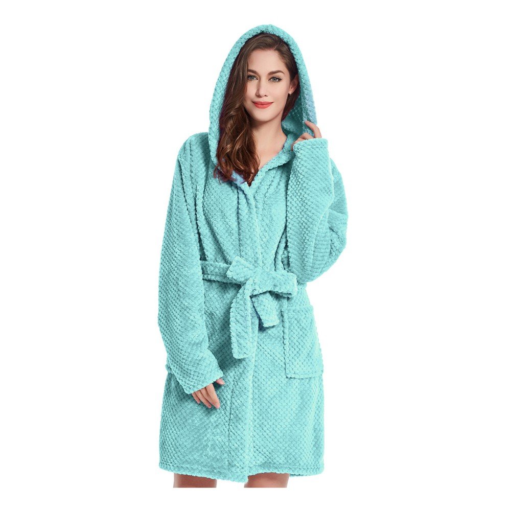 Tyrkysový unisex župan z mikrovlákna DecoKing Sleepyhead, velikost XS v:1189168
