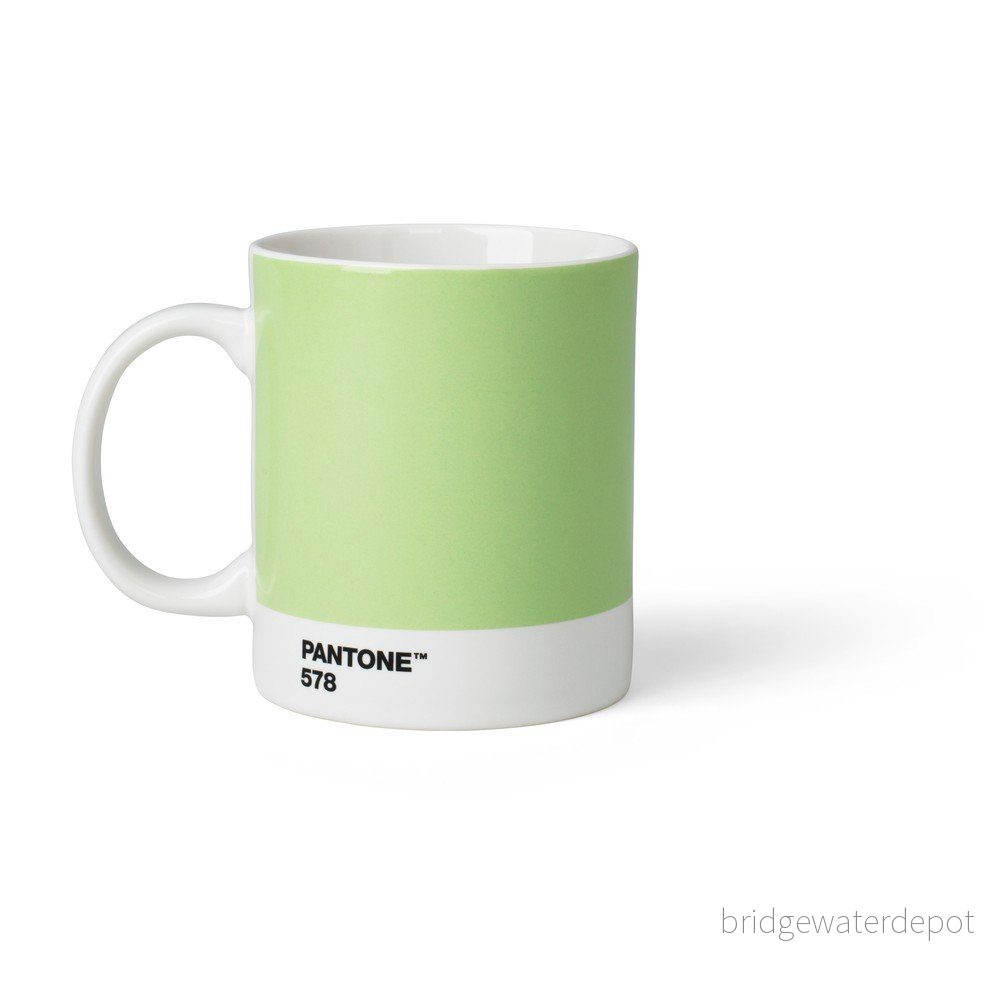 Světle zelený porcelánový hrnek 375 ml Light Green 578 – Pantone v:1155374