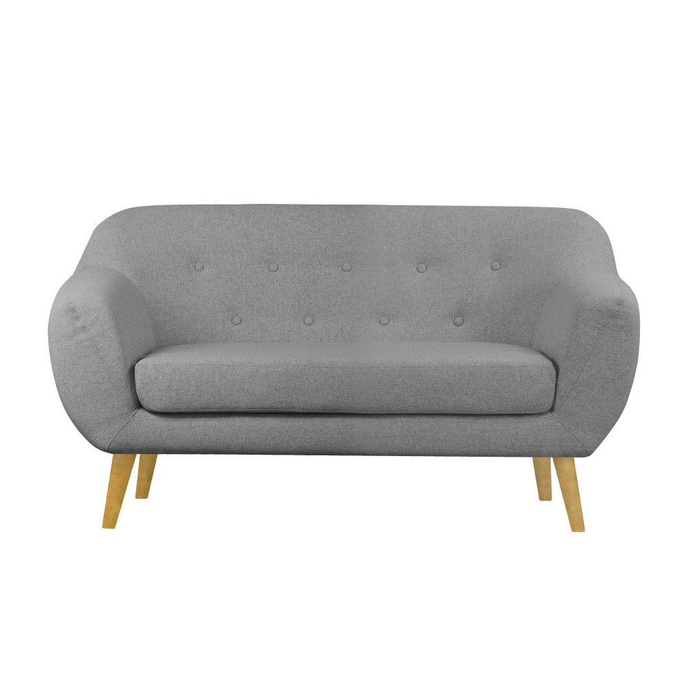 Světle šedá dvoumístná pohovka Helga Interiors Oslo v:869690