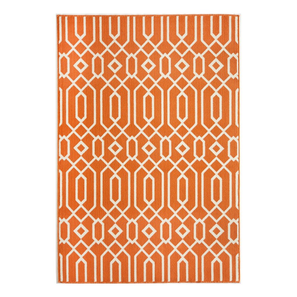 Oranžový koberec Nourison Baja Talara, 229 x 160 cm v:1054362