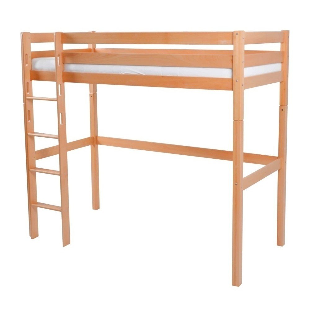 Dětská patrová postel z masivního bukového dřeva Mobi furniture Luis, 200 x 90 cm v:992192