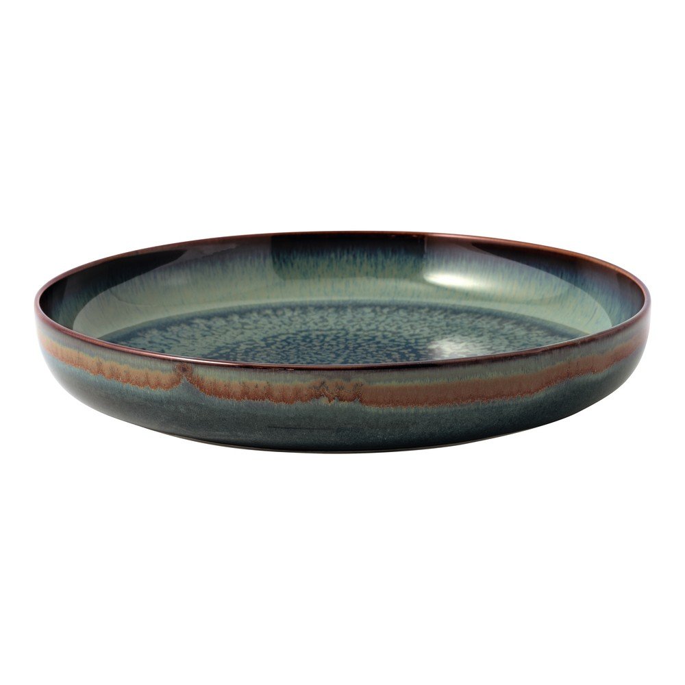 Zelený hluboký porcelánový talíř ø 21,5 cm Crafted Breeze – like v:1431463