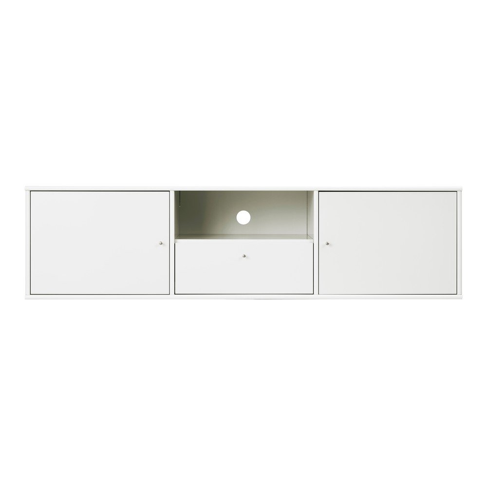 Bílý TV stolek 161x42 cm Mistral – Hammel Furniture v:1669612